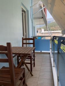 Balkón nebo terasa v ubytování Garden Holiday Studios