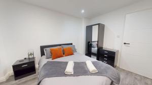 Ένα ή περισσότερα κρεβάτια σε δωμάτιο στο Luxury in the heart of Brighton