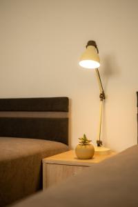 Ένα ή περισσότερα κρεβάτια σε δωμάτιο στο Natasa apartment