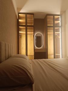 Postel nebo postele na pokoji v ubytování Apartment Skopje 2