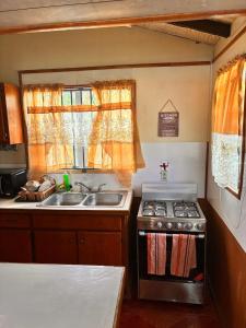 Kuhinja oz. manjša kuhinja v nastanitvi AJs Cottage Escape