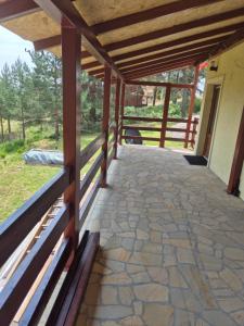 Balkón nebo terasa v ubytování Stašina vikendica Divčibare