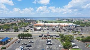 an aerial view of a parking lot with cars at Green Sea Suite at High Point North in Ocean City