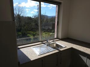 En generel udsigt til bjerge eller udsigt til bjerge taget fra lejligheden