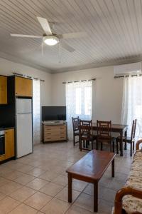 Kuchyň nebo kuchyňský kout v ubytování Mythos Suites-Aphrodite apartment