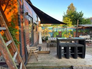Zahrada ubytování Tiny House Le Poulailler