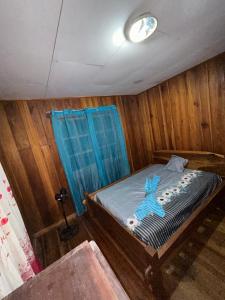 Cama ou camas em um quarto em Cacao House