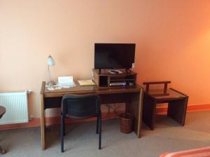 TV a/nebo společenská místnost v ubytování Hotel Patagonia Insular