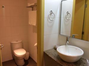 Koupelna v ubytování Hotel Patagonia Insular