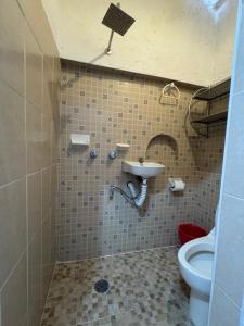 Koupelna v ubytování Hospedaje Teponaztle