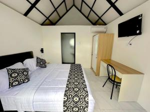 Ένα ή περισσότερα κρεβάτια σε δωμάτιο στο Mesari Guesthouse