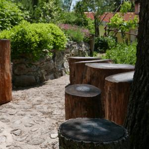 Zahrada ubytování Apartments Cvitini Dvori Garjak