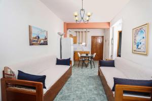 Et opholdsområde på Villa Garden