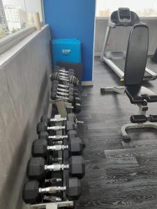 Fitness centrum a/nebo fitness zařízení v ubytování Radisson Diamond Barranquilla