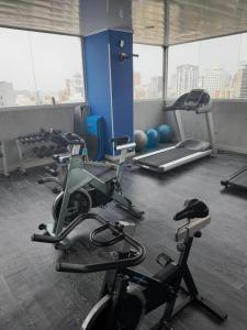 Fitness centrum a/nebo fitness zařízení v ubytování Radisson Diamond Barranquilla