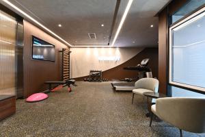 Fitness centrum a/nebo fitness zařízení v ubytování Atour Hotel Dalian Hi-tech Zone
