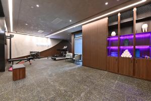 Fitness centrum a/nebo fitness zařízení v ubytování Atour Hotel Dalian Hi-tech Zone