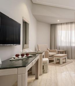 A television and/or entertainment centre at Sindbad Club
