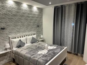 Postel nebo postele na pokoji v ubytování New House + 37 fotografií