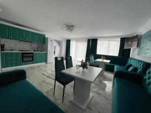 Køkken eller tekøkken på CASA COCA - La 100 m de Strandul Arinis si 200m de CENTRU - Gura Humorului