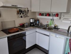 Kuchyň nebo kuchyňský kout v ubytování Ferienwohnung Gärtner