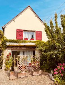 Vonkajšia záhrada v ubytovaní Maison La Plage proche Giverny