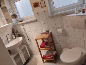 Koupelna v ubytování Ferienwohnung Gärtner
