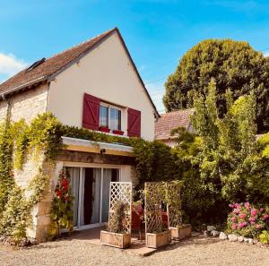 Vonkajšia záhrada v ubytovaní Maison La Plage proche Giverny