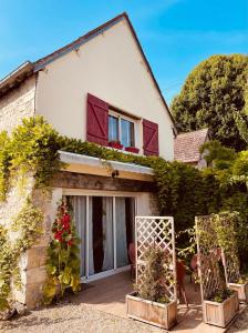 Vonkajšia záhrada v ubytovaní Maison La Plage proche Giverny