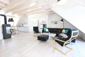 Posezení v ubytování Haus Windrose Whg. 9 Seestern