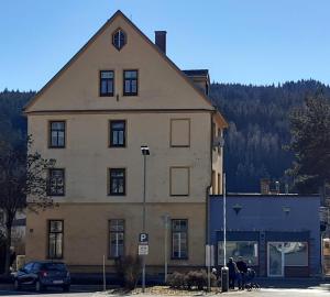Budova, kde se apartmán nachází