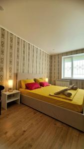 Ένα ή περισσότερα κρεβάτια σε δωμάτιο στο Морской бриз