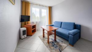 Televízia a/alebo spoločenská miestnosť v ubytovaní Apartamenty Sun & Snow w Rezydencji Bielik