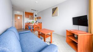 Televízia a/alebo spoločenská miestnosť v ubytovaní Apartamenty Sun & Snow w Rezydencji Bielik