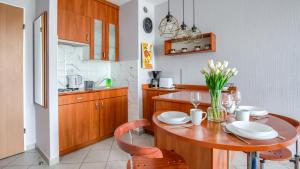 Kuchyňa alebo kuchynka v ubytovaní Apartamenty Sun & Snow w Rezydencji Bielik