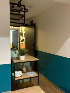 Kuchyň nebo kuchyňský kout v ubytování Bloom Boutique Hotel