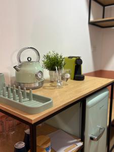 Kuchyň nebo kuchyňský kout v ubytování Bloom Boutique Hotel