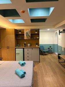 Kuchyň nebo kuchyňský kout v ubytování Bloom Boutique Hotel