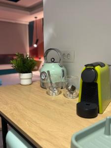 Kuchyň nebo kuchyňský kout v ubytování Bloom Boutique Hotel