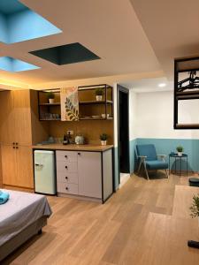 Kuchyň nebo kuchyňský kout v ubytování Bloom Boutique Hotel + 37 fotografií