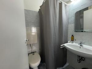 Koupelna v ubytování Hotel Eriale Nuova Gestione