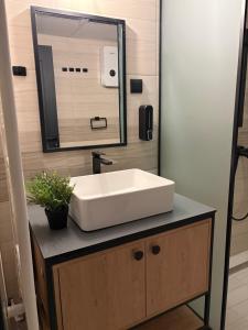 Koupelna v ubytování Bloom Boutique Hotel