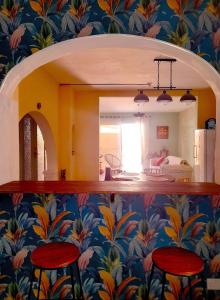 Postel nebo postele na pokoji v ubytování Boho Hostel