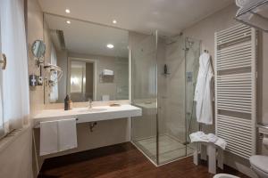 Koupelna v ubytování Hotel Stendhal