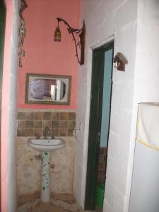 
A bathroom at Cabañas Los Hermanos
