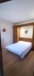 Giường trong phòng chung tại Appartement T2 Vue montagne
