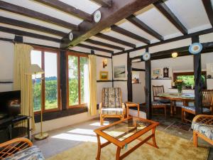 Posezení v ubytování Callow Cottage