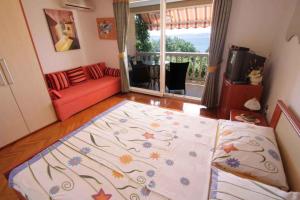 Postel nebo postele na pokoji v ubytování One-Bedroom Apartment in Crikvenica 27