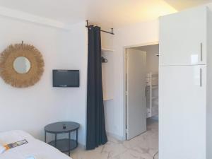 Posteľ alebo postele v izbe v ubytovaní Résidence Graziella Studio 504