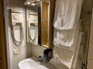 Koupelna v ubytování Hotel Örgryte